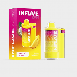INFLAVE SPIN - Ананас Кокос (8000 затяжек)
