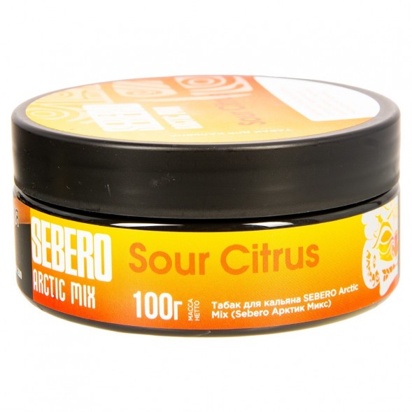 Табак Sebero Arctic Mix - Sour Citrus (Кислые Цитрусы, 100 грамм) купить в Иркутске