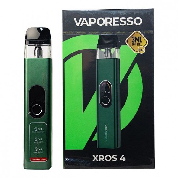 Электронная сигарета Vaporesso XROS 4 - Green (Зелёная) купить в Иркутске