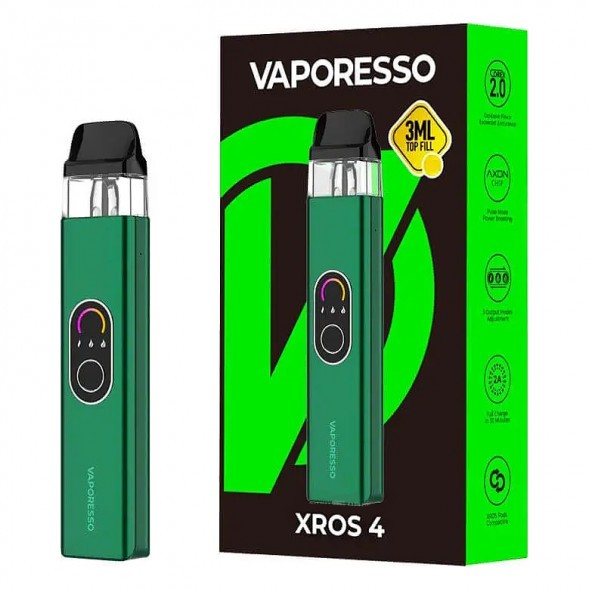 Электронная сигарета Vaporesso XROS 4 - Green (Зелёная) купить в Иркутске
