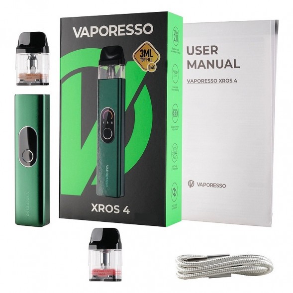 Электронная сигарета Vaporesso XROS 4 - Green (Зелёная) купить в Иркутске