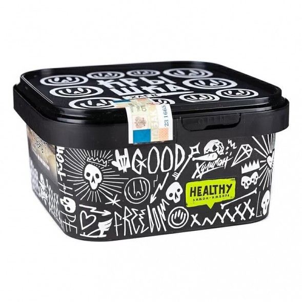 Табак Хулиган - Healthy (Имбирь и Лимон, 200 грамм) купить в Иркутске