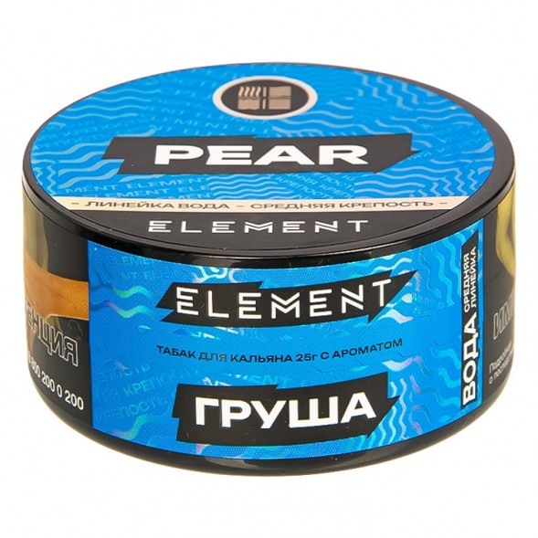 Табак Element Вода - Pear NEW (Груша, 25 грамм) купить в Иркутске