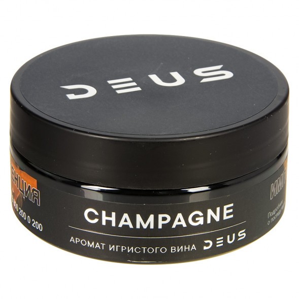 Табак Deus - Champagne (Игристое Вино, 100 грамм) купить в Иркутске