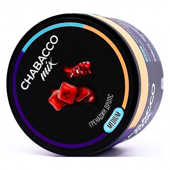Смесь Chabacco MIX MEDIUM - Grenadine Drops (Гренадин Дропс, 40 грамм) купить в Иркутске