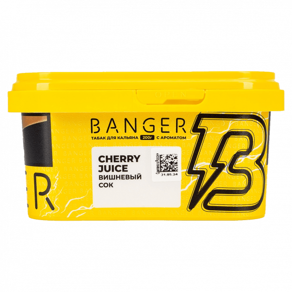 Табак Banger - Cherry Juice (Вишнёвый Сок, 200 грамм) купить в Иркутске