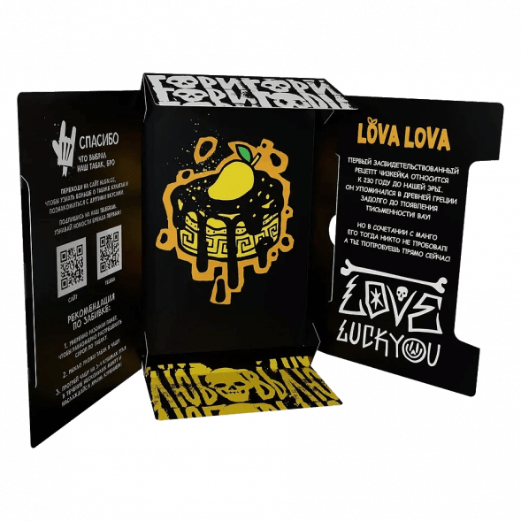 Табак Хулиган - LOVA LOVA (Манговый Чизкейк, 25 грамм) купить в Иркутске