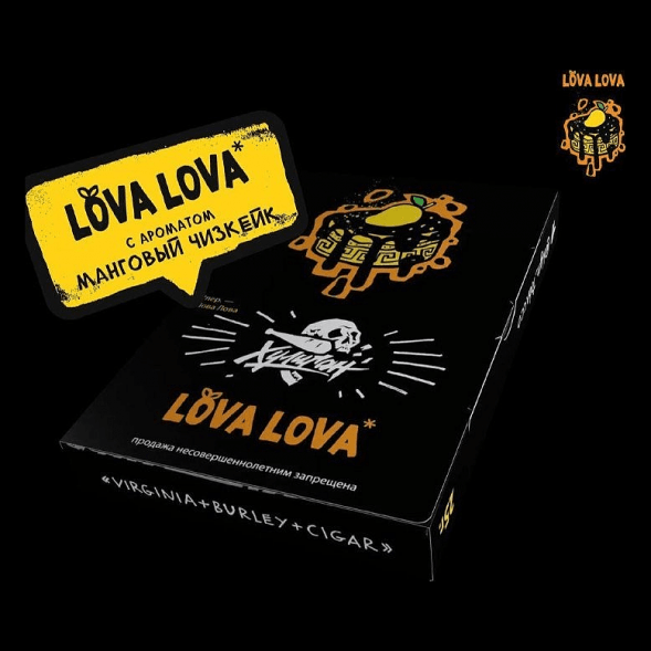 Табак Хулиган - LOVA LOVA (Манговый Чизкейк, 25 грамм) купить в Иркутске