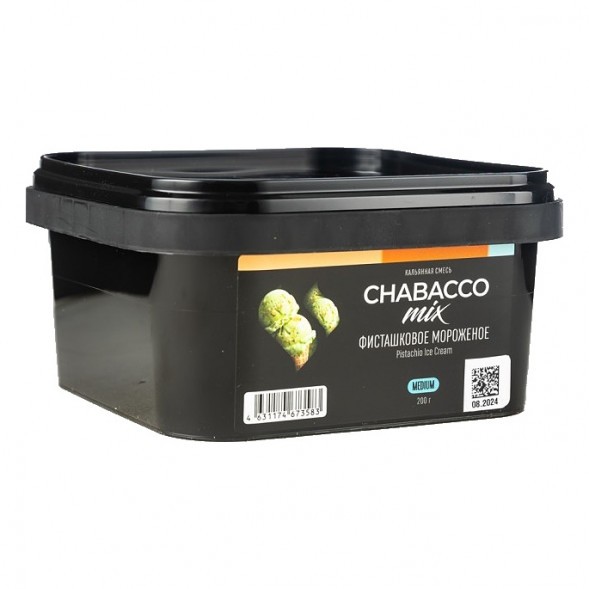 Смесь Chabacco MIX MEDIUM - Pistachio Ice Cream (Фисташковое Мороженое, 200 грамм) купить в Иркутске