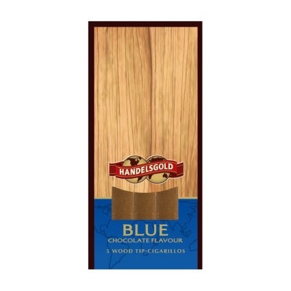 Сигариллы Handelsgold Wood Tip-Cigarillos - Chocolate Blue (5 штук) купить в Иркутске