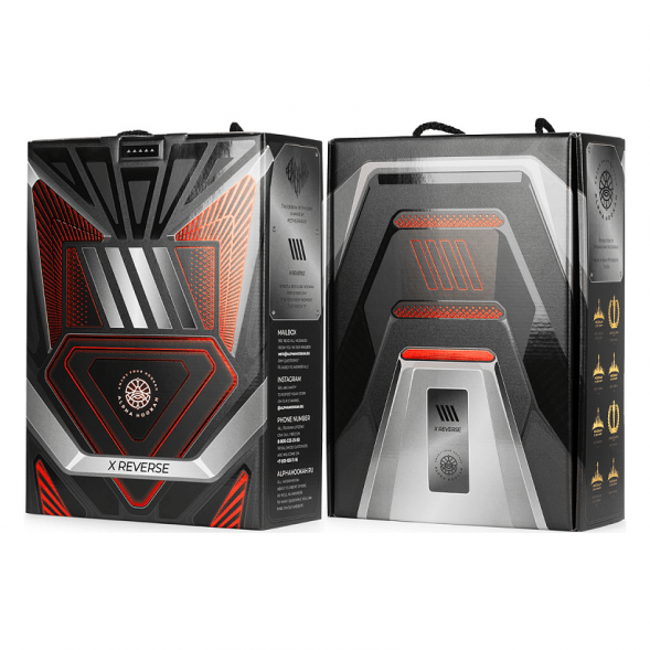 Кальян Alpha Hookah - Model X REVERSE Red Black (без колбы) купить в Иркутске