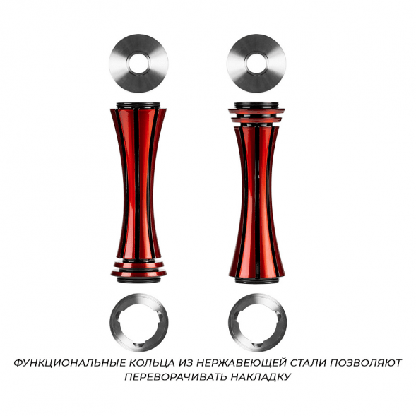 Кальян Alpha Hookah - Model X REVERSE Red Black (без колбы) купить в Иркутске