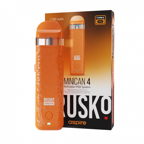 Электронная сигарета Brusko - Minican 4 (Оранжевый) купить в Иркутске