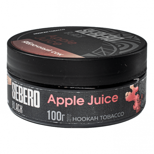 Табак Sebero Black - Apple Juice (Яблочный Сок, 100 грамм) купить в Иркутске