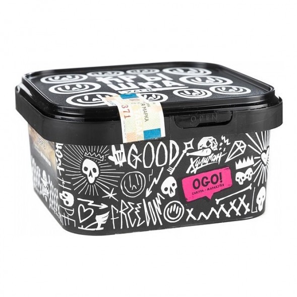 Табак Хулиган - OGO! (Сакура и Маракуйя, 200 грамм) купить в Иркутске