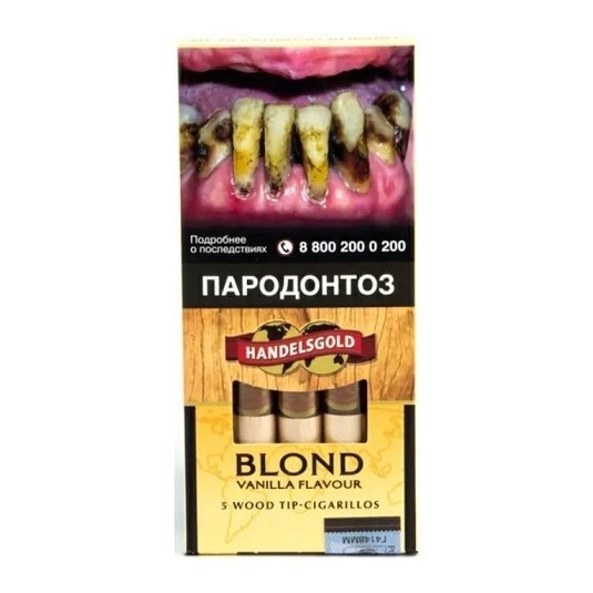 Сигариллы Handelsgold Wood Tip-Cigarillos - Vanilla Blond (5 штук) купить в Иркутске