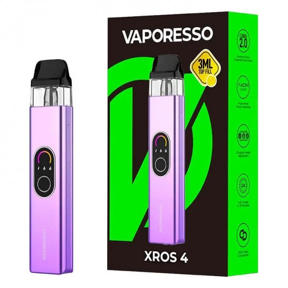 Электронная сигарета Vaporesso XROS 4 - Lilac Purple (Сиренево-Фиолетовая) купить в Иркутске