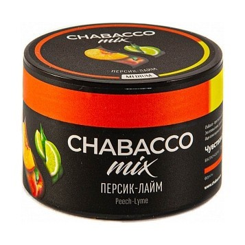 Смесь Chabacco MIX MEDIUM - Peach Lime (Персик - Лайм, 40 грамм) купить в Иркутске