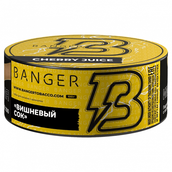 Табак Banger - Cherry Juice (Вишнёвый Сок, 100 грамм) купить в Иркутске