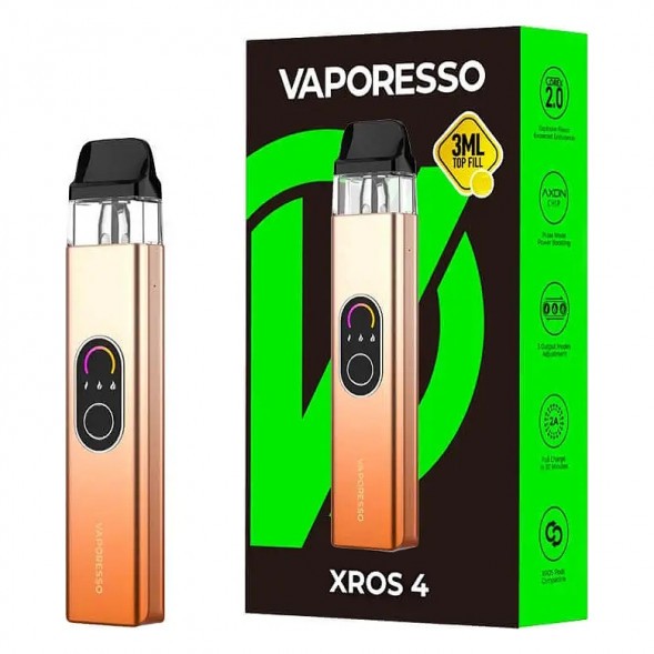 Электронная сигарета Vaporesso XROS 4 - Champagne Gold (Шампанское Золото) купить в Иркутске