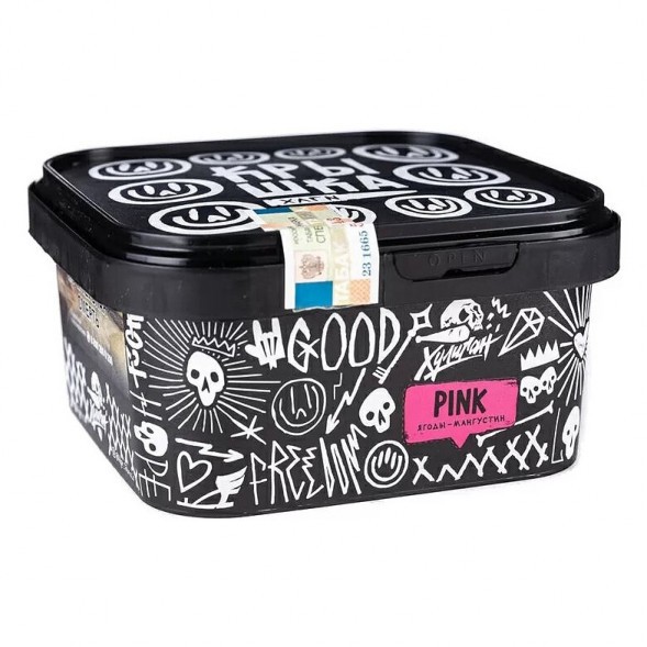 Табак Хулиган - Pink (Ягоды и Мангустин, 200 грамм) купить в Иркутске