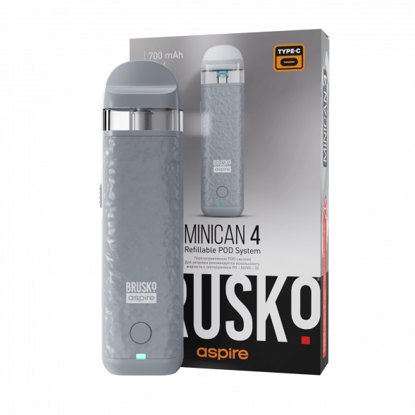Электронная сигарета Brusko - Minican 4 (Серый) купить в Иркутске