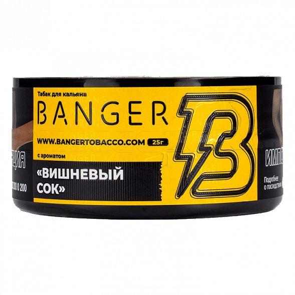 Табак Banger - Cherry Juice (Вишнёвый Сок, 25 грамм) купить в Иркутске