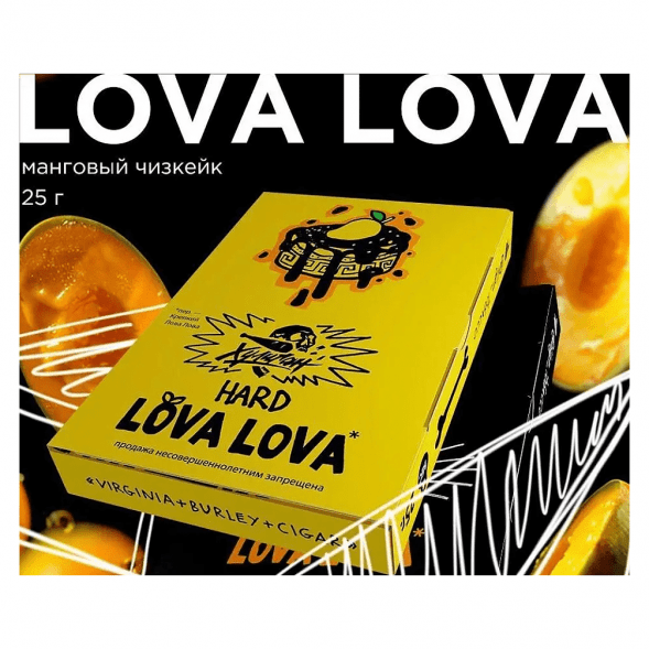 Табак Хулиган Hard - LOVA LOVA (Манговый Чизкейк, 25 грамм) купить в Иркутске