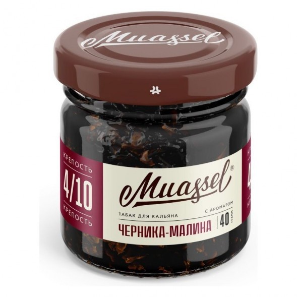 Табак Muassel Strong - Черника-Малина (40 грамм) купить в Иркутске