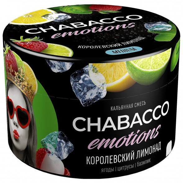 Смесь Chabacco MIX MEDIUM - Royal Lemonade (Королевский Лимонад, 40 грамм) купить в Иркутске