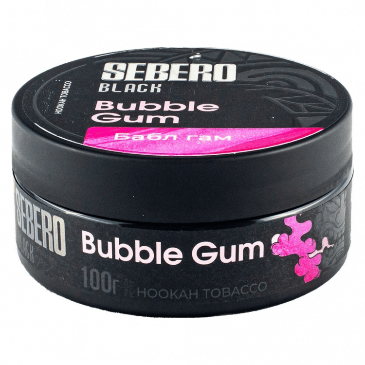 Табак Sebero Black - Bubble Gum (Бабл Гам, 100 грамм) купить в Иркутске