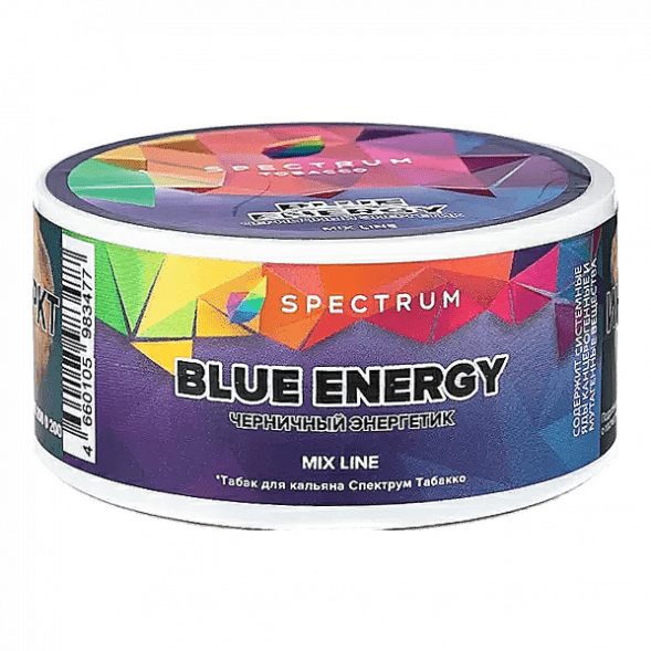 Табак Spectrum Mix Line - Blue Energy (Черничный Энергетик, 25 грамм) купить в Иркутске