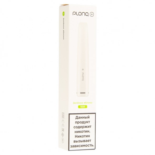 PLONQ PLUS - Зелёное Яблоко (1500 затяжек) купить в Иркутске