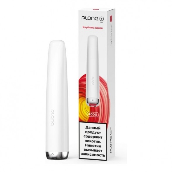 PLONQ PLUS PRO - Клубника Банан (Strawberry Banana, 4000 затяжек) купить в Иркутске