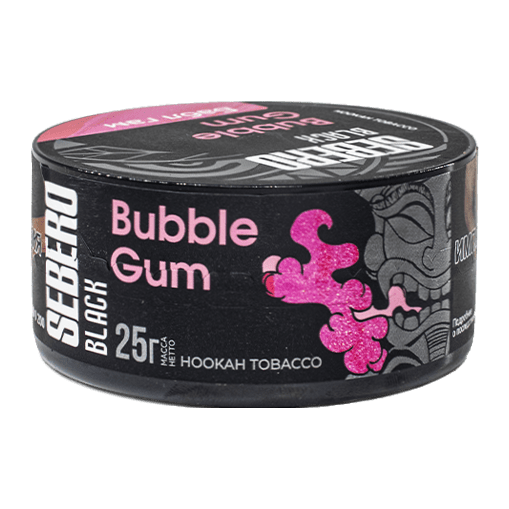 Табак Sebero Black - Bubble Gum (Бабл Гам, 25 грамм) купить в Иркутске