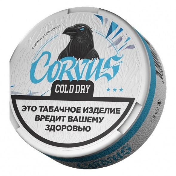 Табак жевательный CORVUS - Cold Dry MEDIUM (13 грамм) купить в Иркутске