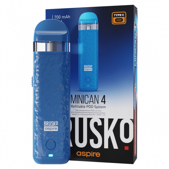 Электронная сигарета Brusko - Minican 4 (Синий) купить в Иркутске