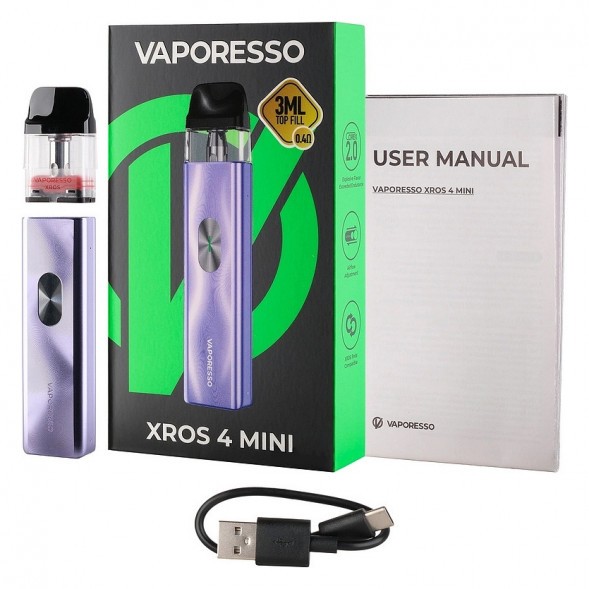 Электронная сигарета Vaporesso XROS 4 Mini - Ice Purple (Фиолетовый Лёд) купить в Иркутске
