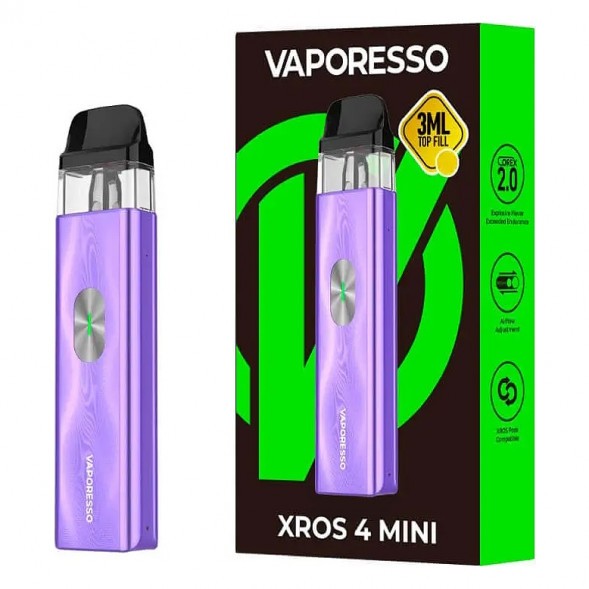 Электронная сигарета Vaporesso XROS 4 Mini - Ice Purple (Фиолетовый Лёд) купить в Иркутске
