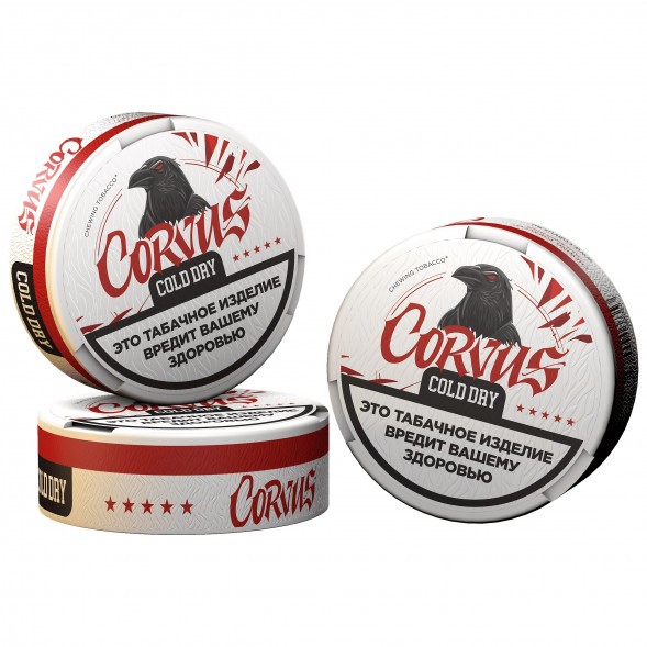 Табак жевательный CORVUS - Cold Dry STRONG (13 грамм) купить в Иркутске