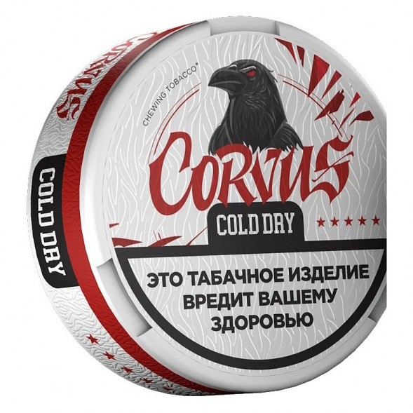 Табак жевательный CORVUS - Cold Dry STRONG (13 грамм) купить в Иркутске