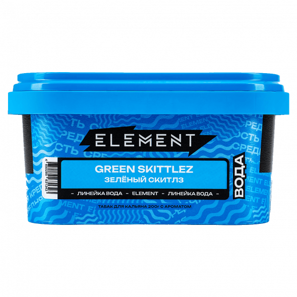 Табак Element Вода - Green Skittlez (Зелёный Скитлз, 200 грамм) купить в Иркутске