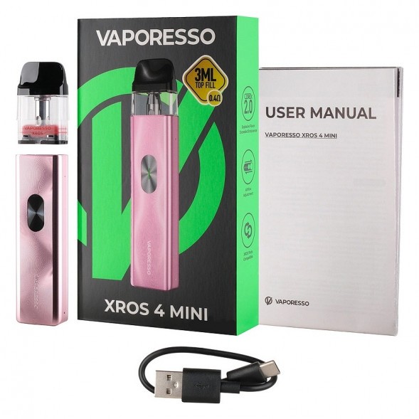 Электронная сигарета Vaporesso XROS 4 Mini - Ice Pink (Розовый Лёд) купить в Иркутске