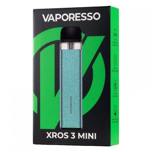 Электронная сигарета Vaporesso XROS 3 Mini - Aqua Green купить в Иркутске