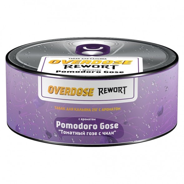 Табак Overdose - Pomodoro Gose (Томатный Гозе с Чили, 25 грамм) купить в Иркутске