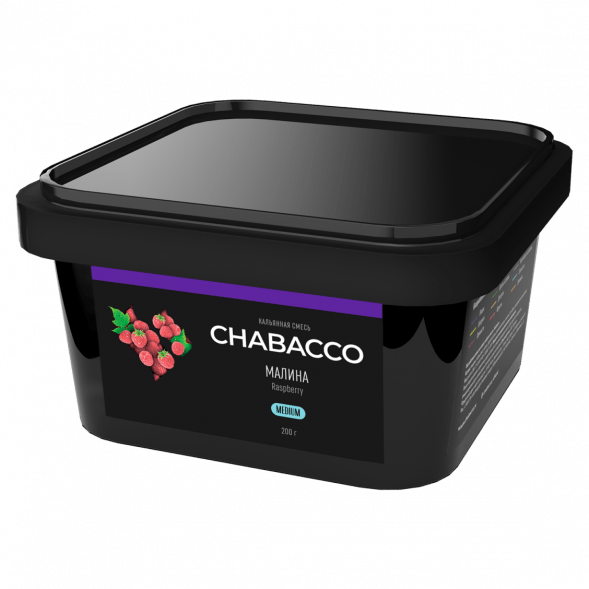 Смесь Chabacco MEDIUM - Raspberry (Малина, 200 грамм) купить в Иркутске