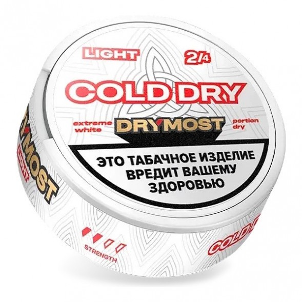 Табак жевательный DryMost - Cold Dry Light (12 грамм) купить в Иркутске