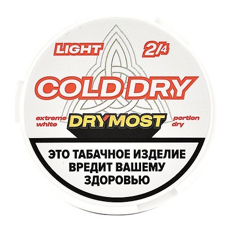 Табак жевательный DryMost - Cold Dry Light (12 грамм) купить в Иркутске