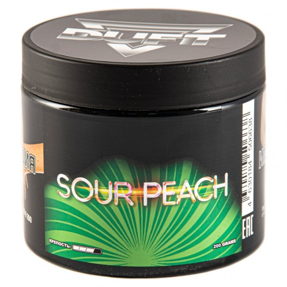 Табак Duft - Sour Peach (Кислый Персик, 200 грамм) купить в Иркутске
