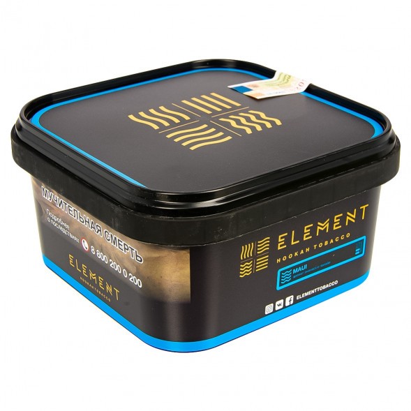 Табак Element Вода - Maui (Ананас и Папайя, 200 грамм) купить в Иркутске